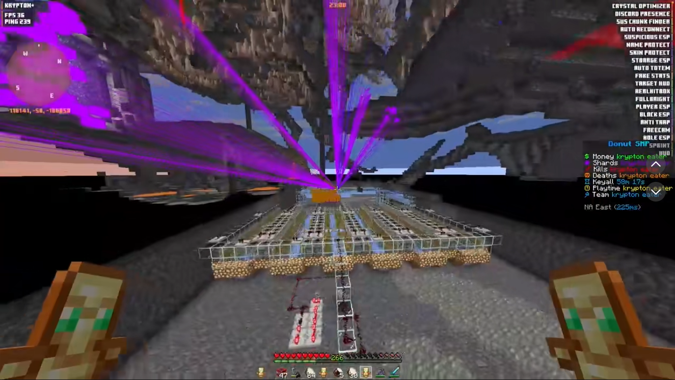 Krypton crystal optimizer with ESP tracers